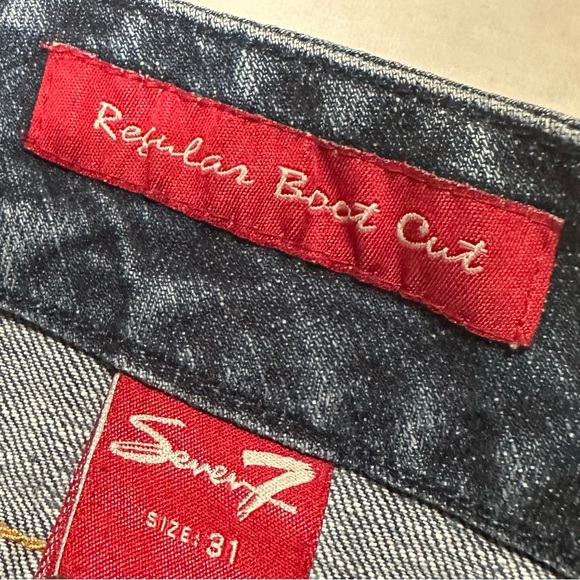 Seven7 brand blue jeans - Picture 4 of 6